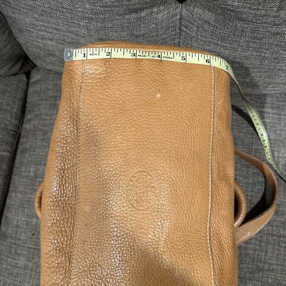 Roots Leather Leader Overnight Bag Duffle Carry On Banff Natural Color Small - Picture 11 of 16